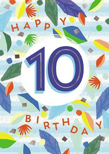 Picture of 10TH BIRTHDAY CARD